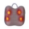 Shiatsu Back And Waist Massager With Heat Cordless Rechargeable Kneading Lower Back Massage Pillow Portable Lumbar Massager For Home Car Office